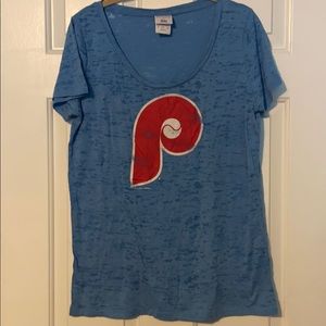 ⭐️BOGO⭐️ MLB Genuine Vintage Light Blue Phillies T